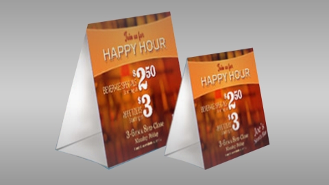 5 x 5½ - Table Tents