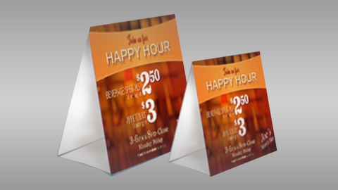 4 x 8 - Table Tents